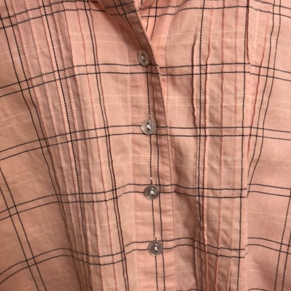 Tyler Boe Light Pink Plaid Collared Shirt sz. 10 - Picture 6 of 8